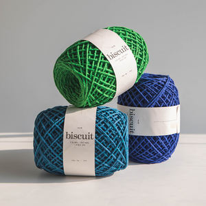 Fil à crocheter YARNA Biscuit (150g) de haute qualité, pour travaux manuels saisonniers, lavable, durable, marque coréenne, raffiné, DIY - Product Image 4