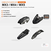Kit de carrosserie en plastique PP JFG Talaria MX3 MX4 MX5, garde-boue avant, amortisseur arrière, garde-boue, couvercle de batterie, couvercle arrière, style autocollant