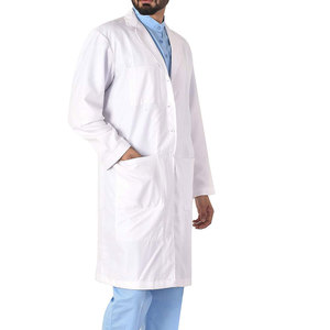 Venta caliente Mejor Calidad Unisex Hospital Médico Uniformes de laboratorio Bata de médico Bata de laboratorio blanca unisex con material de alta calidad - Product Image 3