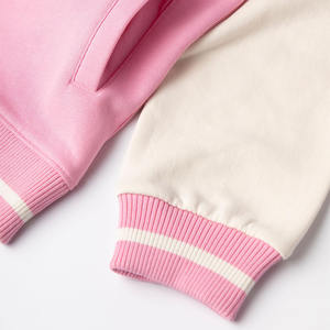 Cew Cou Col Varsity Veste 2025 Nouveau Design Polyester Coton Et Bouton Couvert Respirant Varsity Vestes Pour Femmes - Product Image 5