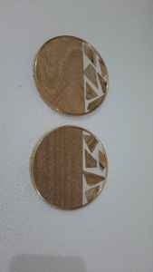 Posavasos de madera de acacia de mango hecho a mano, nuevo diseño creativo personalizado, superventas, fabricante indio de madera - Product Image 2