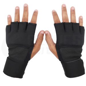 High Quality Leather Men's Body Building Punching Gloves Built in <b>Wrist</b> <b>Wraps</b> From GLOVES City Great for <b>Gym</b> Fitness 2025 - Product Image 3