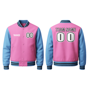 Veste universitaire coupe-vent personnalisée de haute qualité OEM 2025 avec logos brodés, corps en toile, commandes en gros, faible MOQ, marque privée - Product Image 4