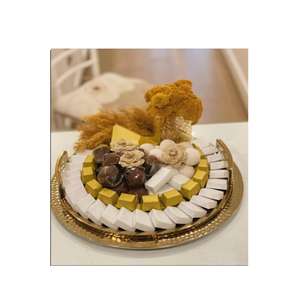 Fabricant de plateau de service en métal Plateau de service décoratif fini en laiton antique Plateau à chocolat en métal de qualité supérieure - Product Image 4