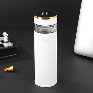 Tasse infuseur à thé intelligente avec affichage de la température, en acier inoxydable 316, mug isotherme pour hommes d'affaires, voiture, bureau, personnalisable - Product Image 5
