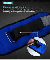 Poids de cheville en néoprène personnalisés, sacs de sable pour exercices, poids de poignet 300g, durables pour la course à pied et l'entraînement de musculation