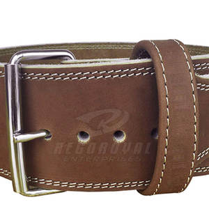 Cinturón de elevación de apoyo para atletas y levantadores Logotipo personalizado Cinturón de gimnasio de una sola punta Cinturón resistente - Product Image 5