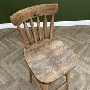 เก้าอี้บาร์ berke ทำจากไม้มะฮอกกานีคุณภาพสูงสีธรรมชาติสำหรับในร่มหรือกลางแจ้ง - Product Image 6