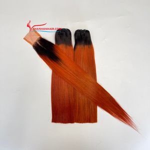 MEGA VENTA Extensiones de cabello de trama recta de hueso a todo color 100% Cabello humano vietnamita sin procesar de alta calidad - Product Image 6