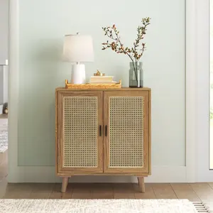 ตู้ไม้หวายคุณภาพสูงเฟอร์นิเจอร์ห้องนั่งเล่นไม้เนื้อแข็งขาตั้งทีวีไม้โต๊ะตู้หวายผลิตในเวียดนาม - Product Image 3