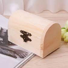 Boîte à bagues en papier recyclable Boîte à bijoux en bois sculptée à la main avec artisanat traditionnel pour boucles d'oreilles bagues - Product Image 4