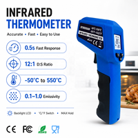 Thermomètre infrarouge numérique sans contact OEM pour four à pizza, cuisson, barbecue, viande, pâtisserie, laser de température