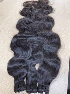 Extensions de cheveux du temple d'un donneur unique 100 grammes de trame humaine indienne droite naturelle Remy Bundle Deep Water Loose Wave Styles Chennai - Product Image 4