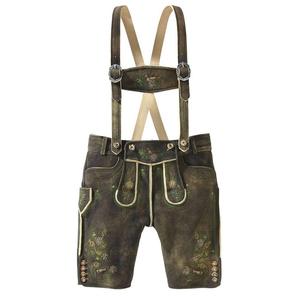 Shemax Trachten Shorts Mens Lederhosen Shaded Grey OEM Custom New Bavarian Oktoberfest Lederhosen - Product Image 4