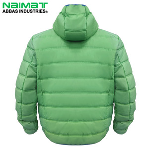 Vente en gros Nouveau Hiver Hommes Doudounes Manteau Respirant Col Montant Fermeture Éclair Complète Imprimé Logo Conception High Street À Capuche - Product Image 4