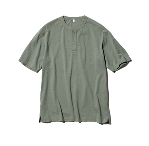 T-shirt uni en Offre Spéciale T-shirt basique en coton à demi-manches avec bouton T-shirt vierge pour hommes personnalisé Fabriqué au Bangladesh - Product Image 3