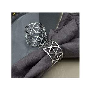 Feuille Design Vaisselle Accessoires Décoratifs Or Royal Rond De Serviette pour Les Fêtes De Mariage Décor Porte-Serviettes Anneau De Tissu Pour La Maison - Product Image 4