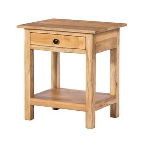 Mesita de noche clásica moderna de 1 cajón, diseño de almacenamiento de madera elegante para dormitorio, sala de estar, comedor, supermercado, apartamento - Product Image 5