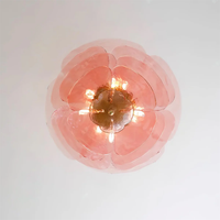 Vente en gros de luminaires italiens de Murano vintage faits à la main en verre ambré pour restaurant, maison et chambre à coucher