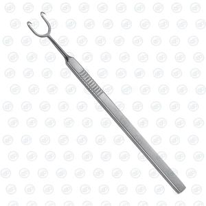 DADDY D PRO 5 3/8 \ "Retractor de gancho de botella de acero inoxidable 12mm Instrumentos quirúrgicos de dos puntas para operaciones de blefaroplastia - Product Image 1