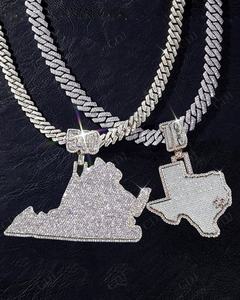 Collier pendentif en argent sterling plaqué or de luxe, clarté VVS, coupe brillante, moissanite, bijoux minimalistes, charme unisexe, mariage - Product Image 2