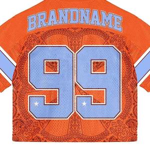 Camiseta de Fútbol Americano Personalizada al por Mayor, Transpirable, de Manga Corta, de Alta Calidad, con su Propio Logotipo - Product Image 3