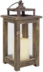 2025 Designer fait à la main Antique bougie lanterne métal bois verre pour noël exportation qualité manguier verre bougie lanterne - Product Image 5