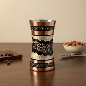 Mug à boisson en émail de cuivre de style écossais - Product Image 2