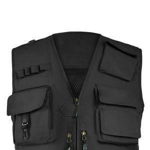 Nouveau gilet cargo respirant sans manches multi-poches à prix réduit pour hommes - Product Image 4