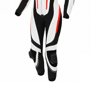 Kivotech ชุดแข่งรถ2ชิ้นหนังมอเตอร์ไซค์พรีเมี่ยม, ชุดแข่งรถ2ชิ้นไซส์ใหญ่กันลมป้องกันความปลอดภัยระบายอากาศซับในมีสไตล์ - Product Image 4