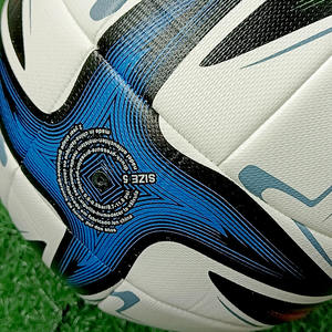 Balón de Fútbol Laminado de Dos Tonos, Servicio OEM, Entrenamiento de Fútbol, Diseño de Máquina Pakistaní, Tamaño 5, Balón de Fútbol de Cuero PU - Product Image 5
