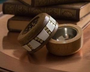 Juego de Quemadores de Incienso de Madera Hechos a Mano con Incrustaciones de Madera y Tapa con Ventilación para Humo, Soporte de Aromaterapia para Decoración de Meditación en el Hogar - Product Image 5