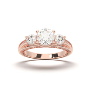 E-F 1.79กะรัต/VSS-VS เพชรโมอิสซาไนต์คุณภาพสูงชุดหมั้นแหวนสำหรับผู้หญิงสีทอง10K/14K/18K - Product Image 5