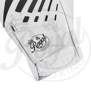 Guantes de golf personalizables unisex Grace Estilo de hombre de cuero genuino blanco con logotipo personalizado Color sin embalaje - Product Image 4