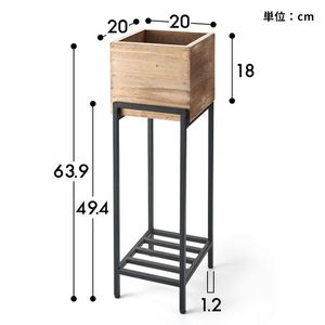 Jardineras simples de madera para jardín, uso de jardineras para exteriores e interiores para decoración de hogares y hoteles con soporte de madera - Product Image 4