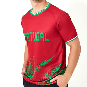 Camiseta de Fútbol Personalizada, Ajuste Personalizado, Unisex, Ligera, Manga Corta, Alta Calidad, Transpirable, Ropa Deportiva de Verano - Product Image 3