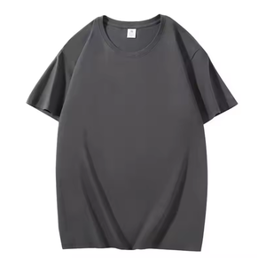 T-shirt décontracté pour homme J1, coupe ample, manches courtes, couleur unie, respirant, jersey doux, impression numérique vierge, 100% coton - Product Image 5