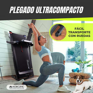 Cinta de correr plegable ETNA Mobiclinic para altavoz Bluetooth, sistema de elevación de 12 km/h, aplicación de pantalla LCD, 139x62x114 cm, plegable y silencioso - Product Image 4