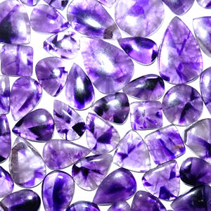 Vente en gros cabochon d'améthyste naturelle belle pierre précieuse en vrac de quartz pour la fabrication de bijoux belle et naturelle - Product Image 3