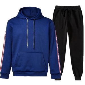 Nuevo conjunto de pantalones y Sudadera con capucha de invierno para hombre, ropa de ocio deportiva transpirable de secado rápido de lana ecológica - Product Image 3