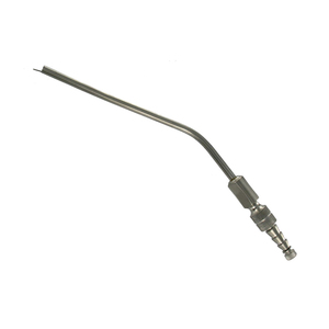 Aspirador quirúrgico Dental de acero inoxidable Manual Frazier, tubo de laboratorio para implantes, potente instrumento de succión, certificado CE, 1 año - Product Image 2