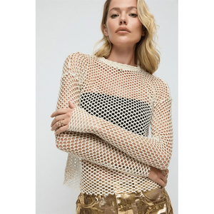 Blouse en filet - Product Image 4