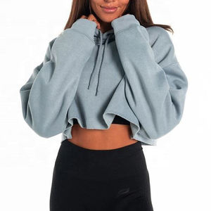 Sweat-shirt à capuche court personnalisé pour femme, sweat-shirt décontracté pour femme, sweat-shirt à capuche oversize pour femme 2026 - Product Image 2