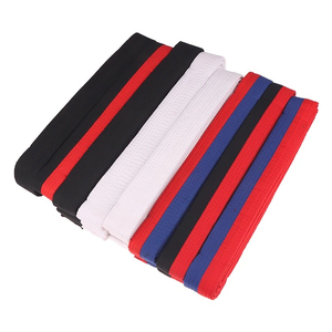 Cinturones de algodón bordados con logotipo personalizado de alta calidad cinturones brasileños Jiu Jitsu cinturones Bjj Karate cinturones Jiu Jitsu Kimono OEM personalizado - Product Image 1