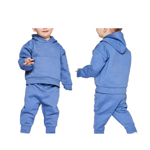 Vente chaude Enfants Survêtement Confortable Enfants Plaine Survêtements Pantalons De Survêtement Deux Pièces Enfants Vêtements À Capuche Survêtement chez Nurak - Product Image 6