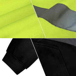Sudadera CON CAPUCHA DE SEGURIDAD reflectante de seguridad Oem de varios tamaños de seguridad de gran oferta personalizada - Product Image 3