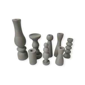 Antiguo Vintage estilo americano Mango madera artesanía lujo hogar Decoración Pilar vela soporte para Navidad bodas madera artesanal - Product Image 5