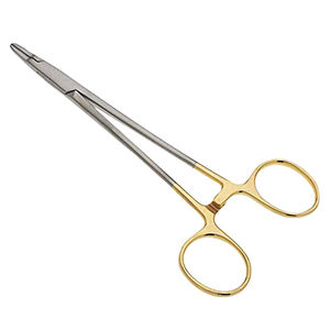 Portaagujas Olsen Hegar Profesional con Tijeras Combinadas de 5.5 Pulgadas, Instrumento Quirúrgico con Certificación CE ISO, OEM Disponible, MOQ Bajo - Product Image 5