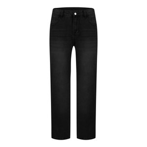 Pantalones vaqueros rectos holgados Cargo para hombre, ropa informal estilo Hip Hop de verano, pantalones vaqueros de pierna ancha para monopatín con decoración de botones, transpirables - Product Image 4