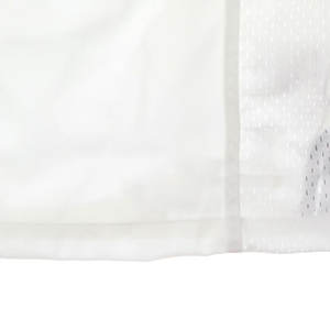 Chemise personnalisée en maille coupe carrée, maillot de football américain décontracté de grande taille, maillot de sport court respirant à col en V avec impression par sublimation - Product Image 3